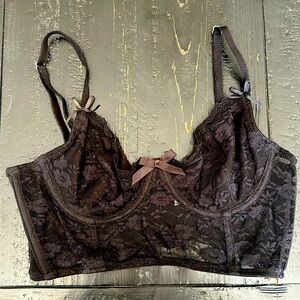 Black Lace Bralette 34C